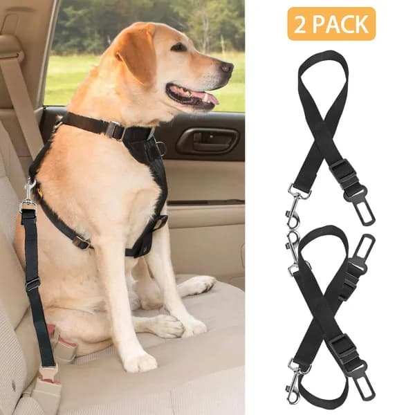 Dog Car Seat Belt, 2-Pack