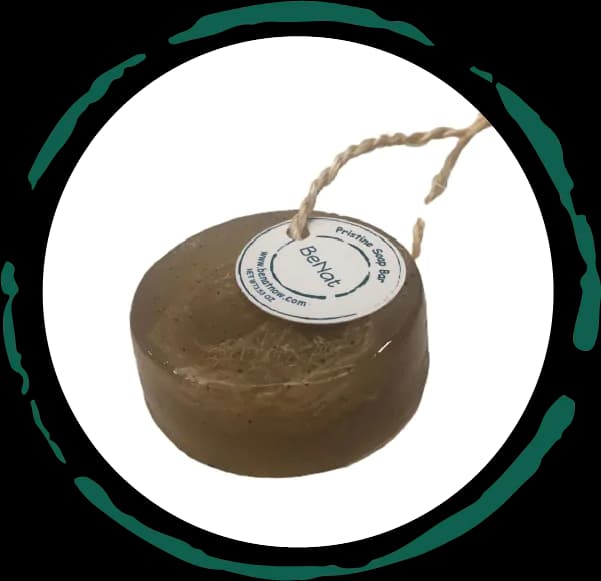 Pristine Soap Bar. Green Clay, Bamboo, and Green Tea
