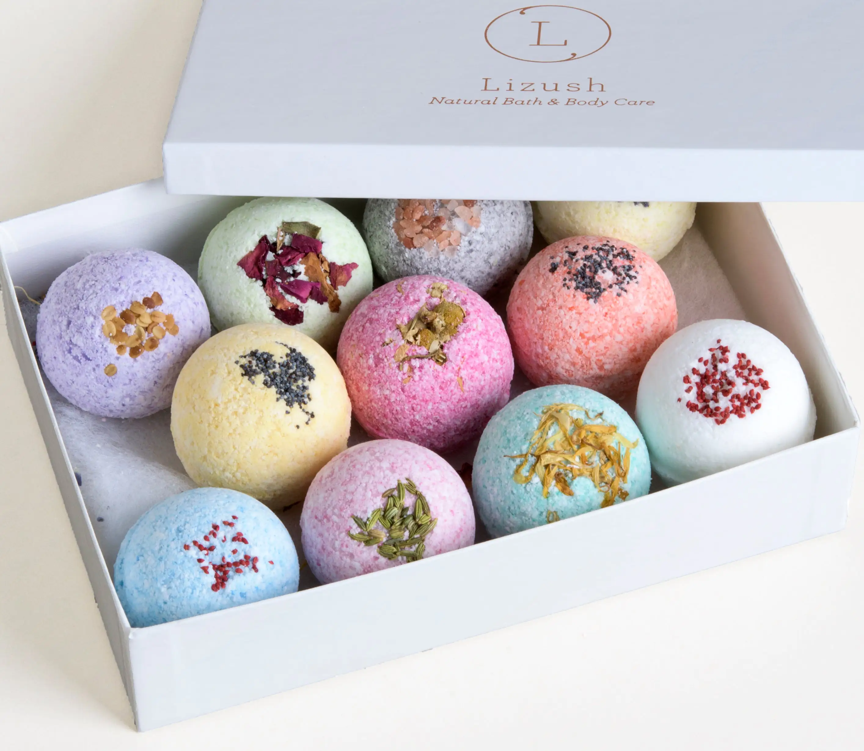 Bath Bombs Gift Box, Set of 12
