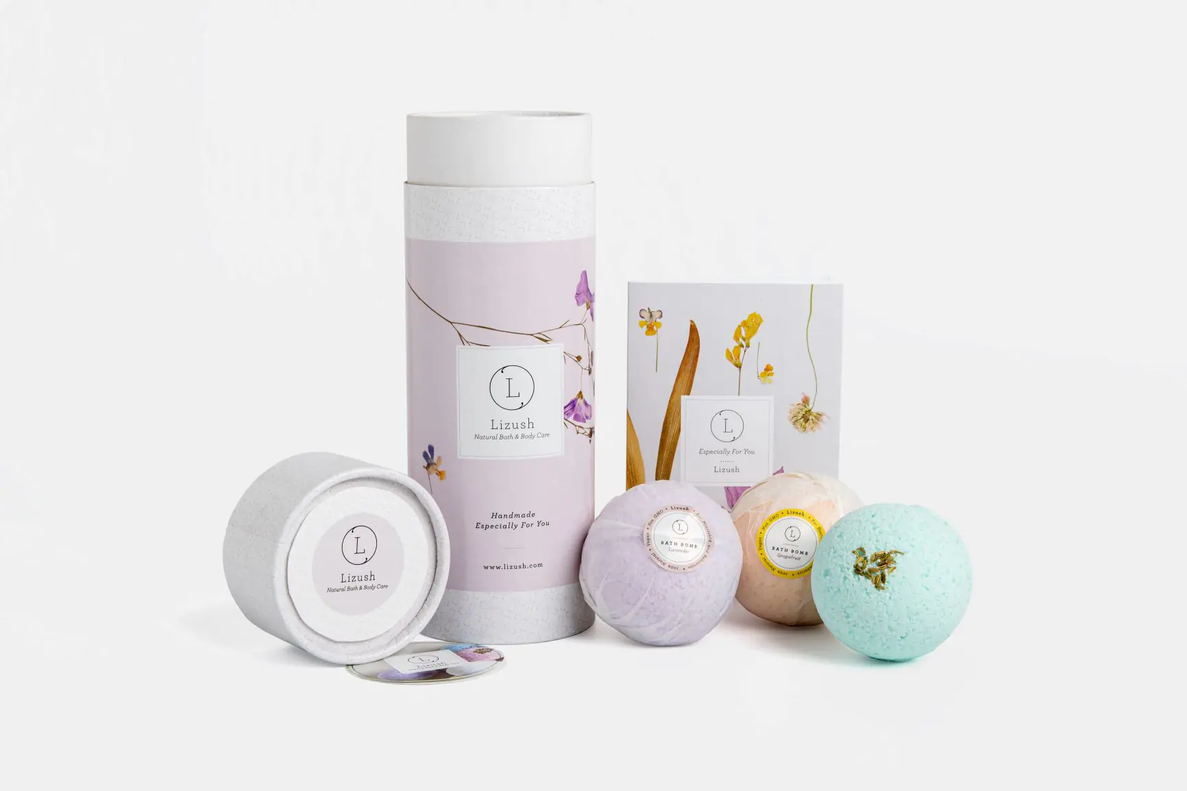 Bath Bombs Gift Tube, Set of 3