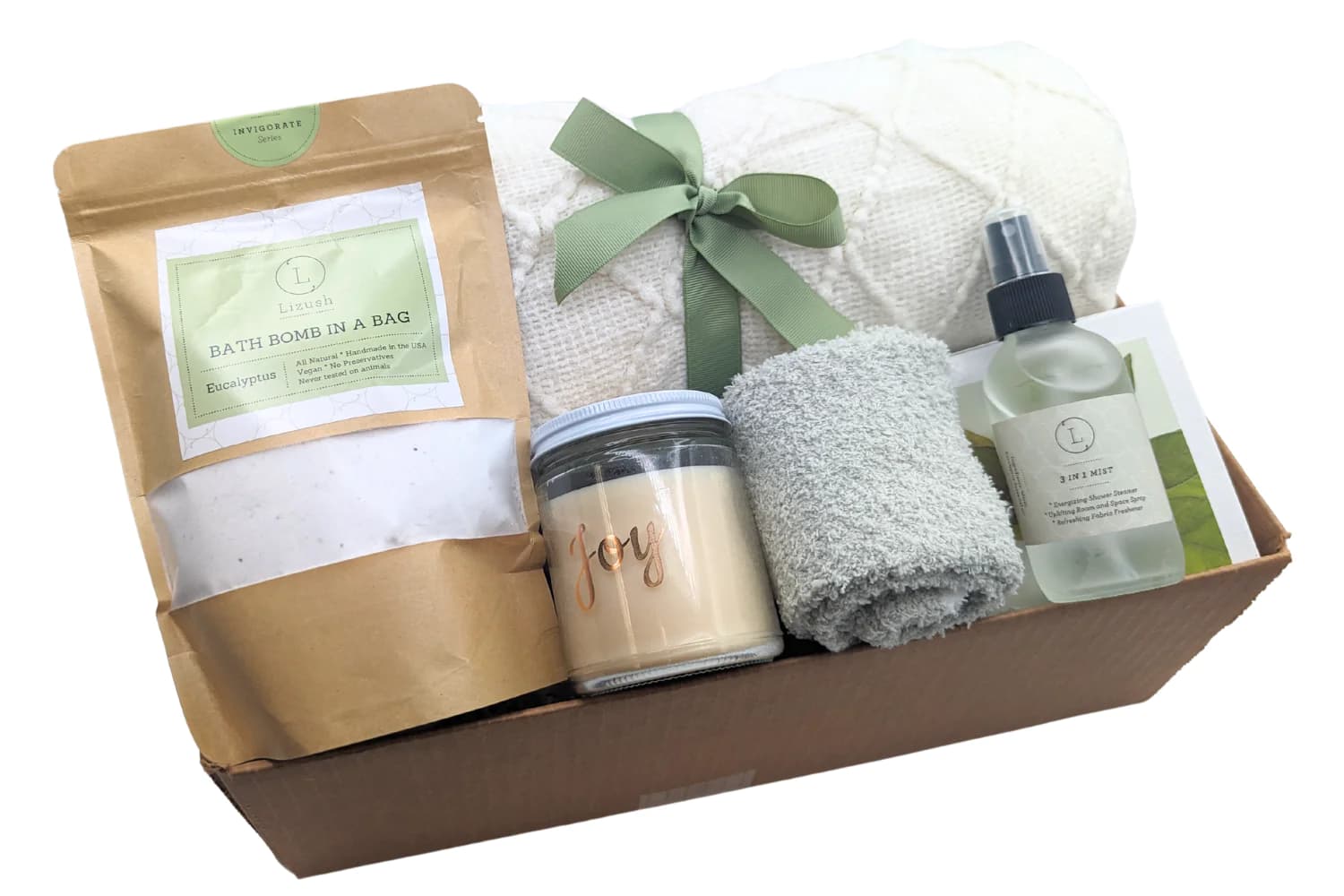 Cozy Night Gift Box with Blanket & Fluffy Socks