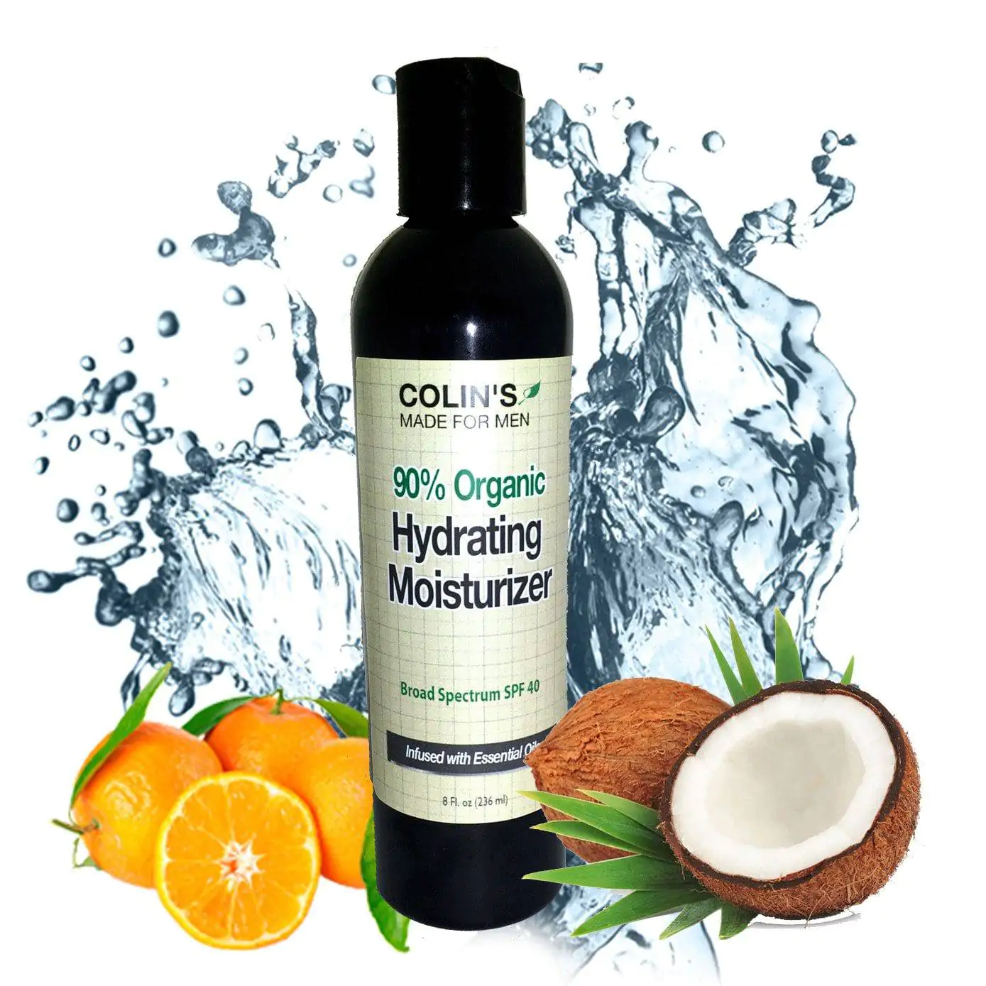 Organic Men's Face Cream SPF 40