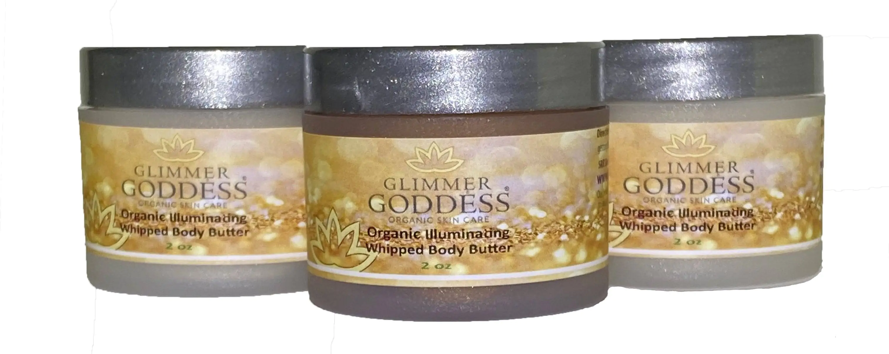 Organic Shimmering Whipped Body Butter 2 oz