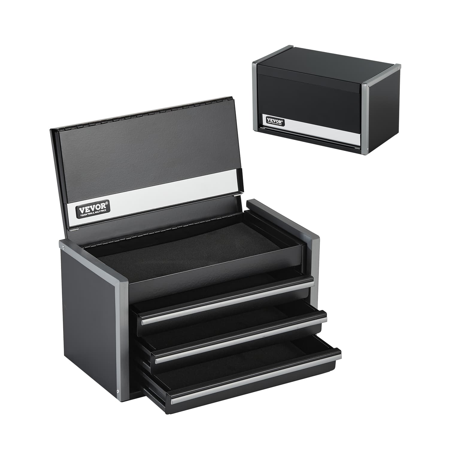 Mini Metal Tool Box with 3 Drawers, 8.6 in – photo 5