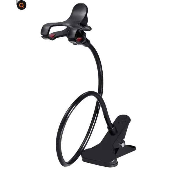 Gooseneck Phone Holder with Clamp, 29.5 in Flexible Arm – photo 2