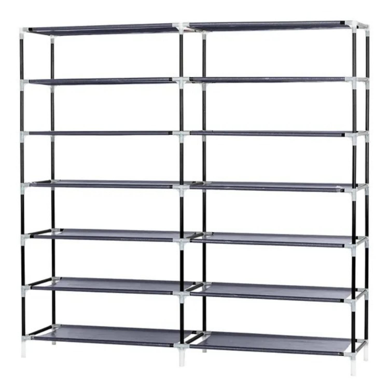 7-Tier Shoe Rack with Zippered Fabric Cover, Holds Up to 36 Pairs – photo 3