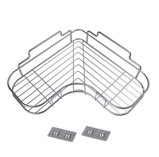 Stainless Steel Corner Shower Caddy, No Drilling – photo 5