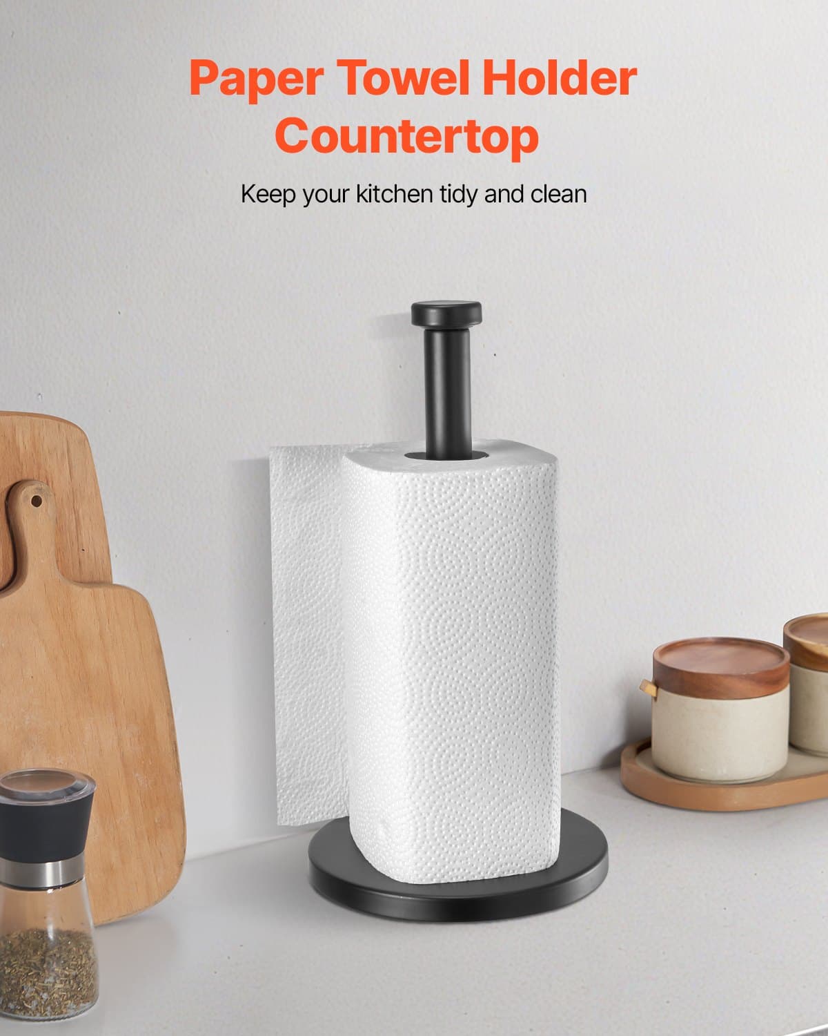 Stainless Steel Countertop Paper Towel Holder – photo 6