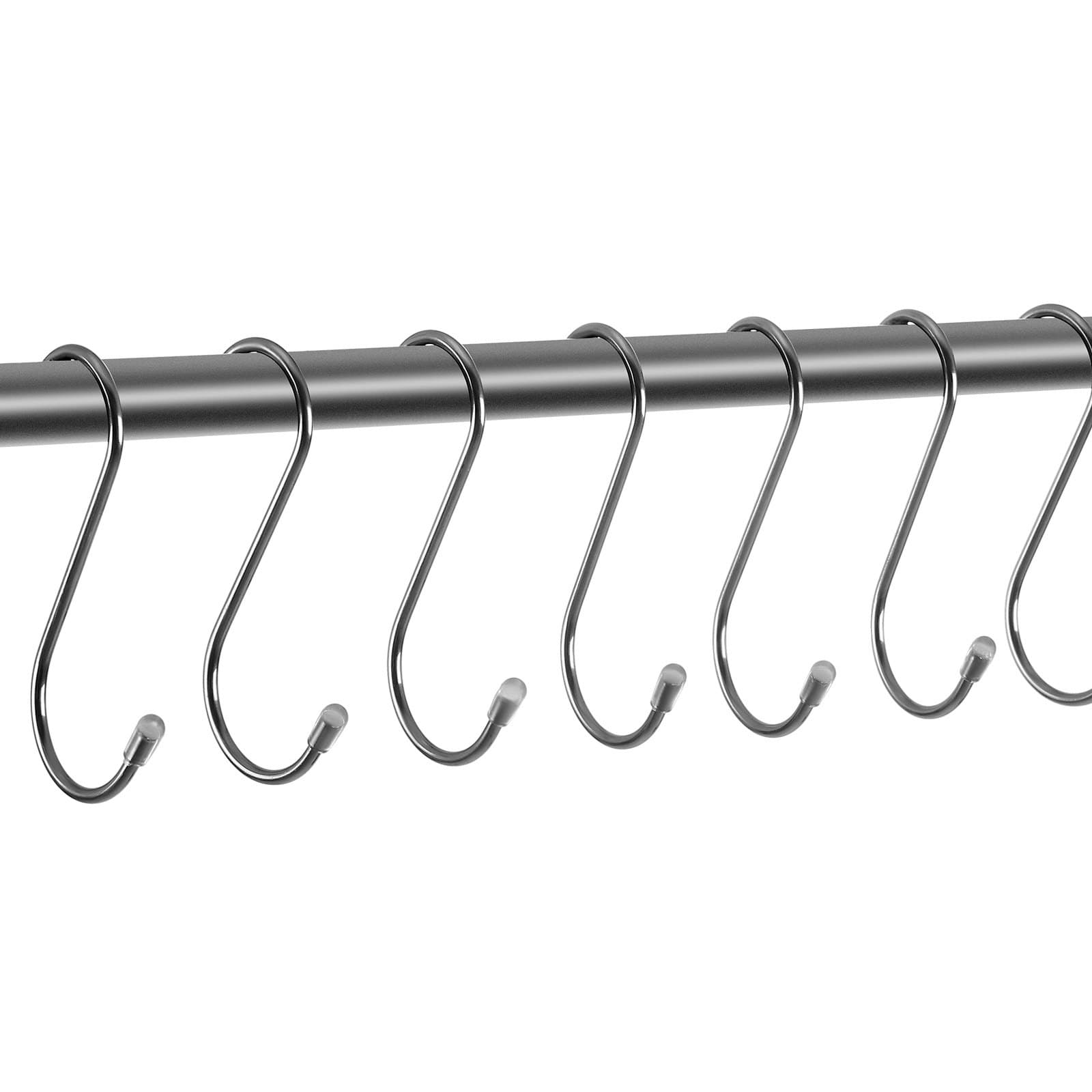 Stainless Steel S Hooks, 40-Pack – photo 3
