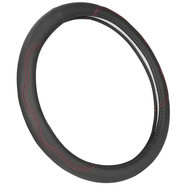Microfiber Leather Steering Wheel Cover, Fits 14.5 to 15 in – photo 5