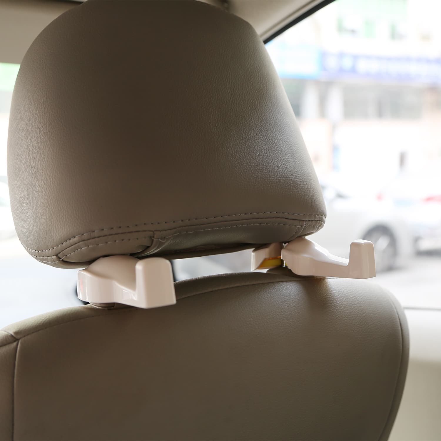 Car Headrest Hooks for Bags and Groceries, 2-Pack – photo 5