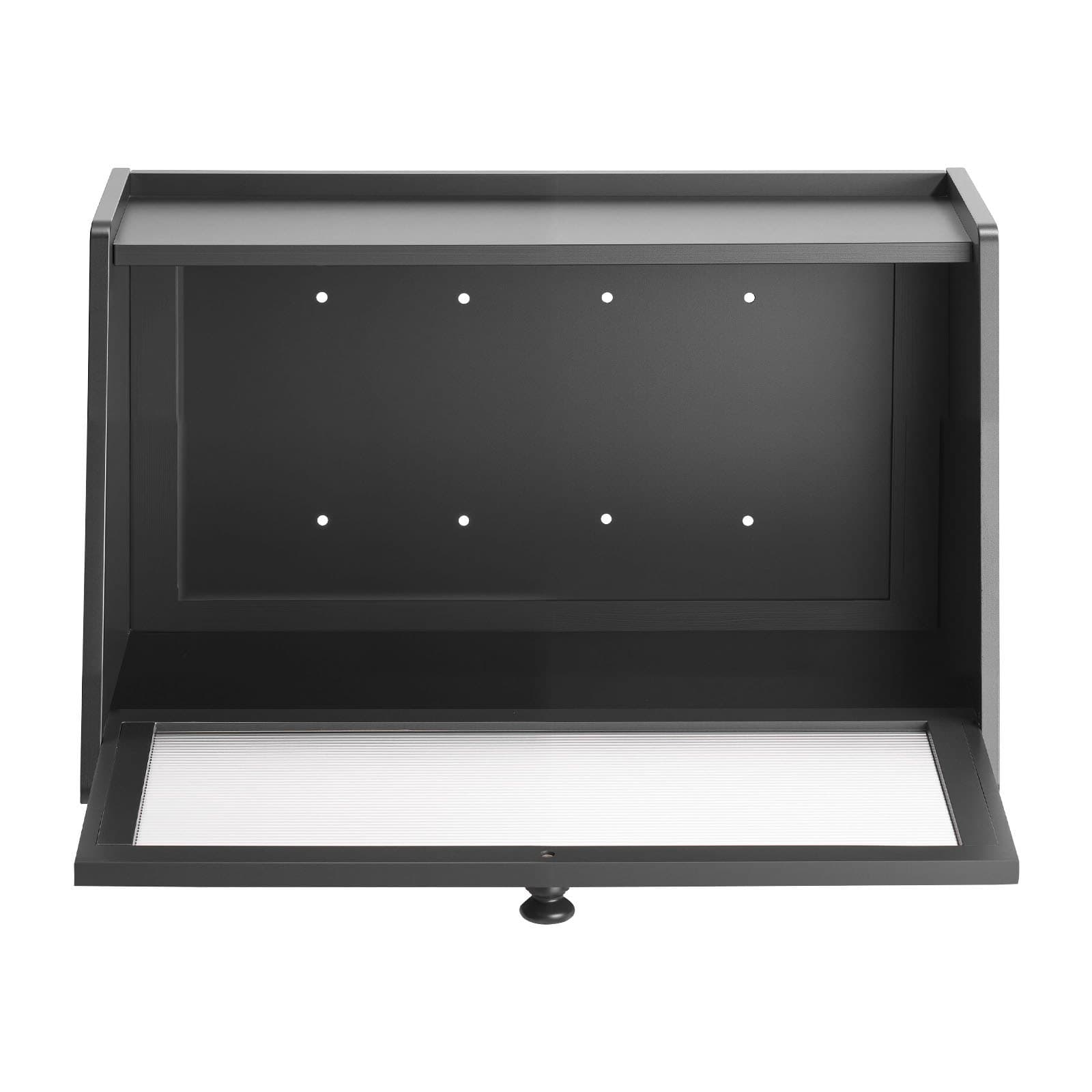 Bamboo Bread Box for Kitchen Counter, Black – photo 3