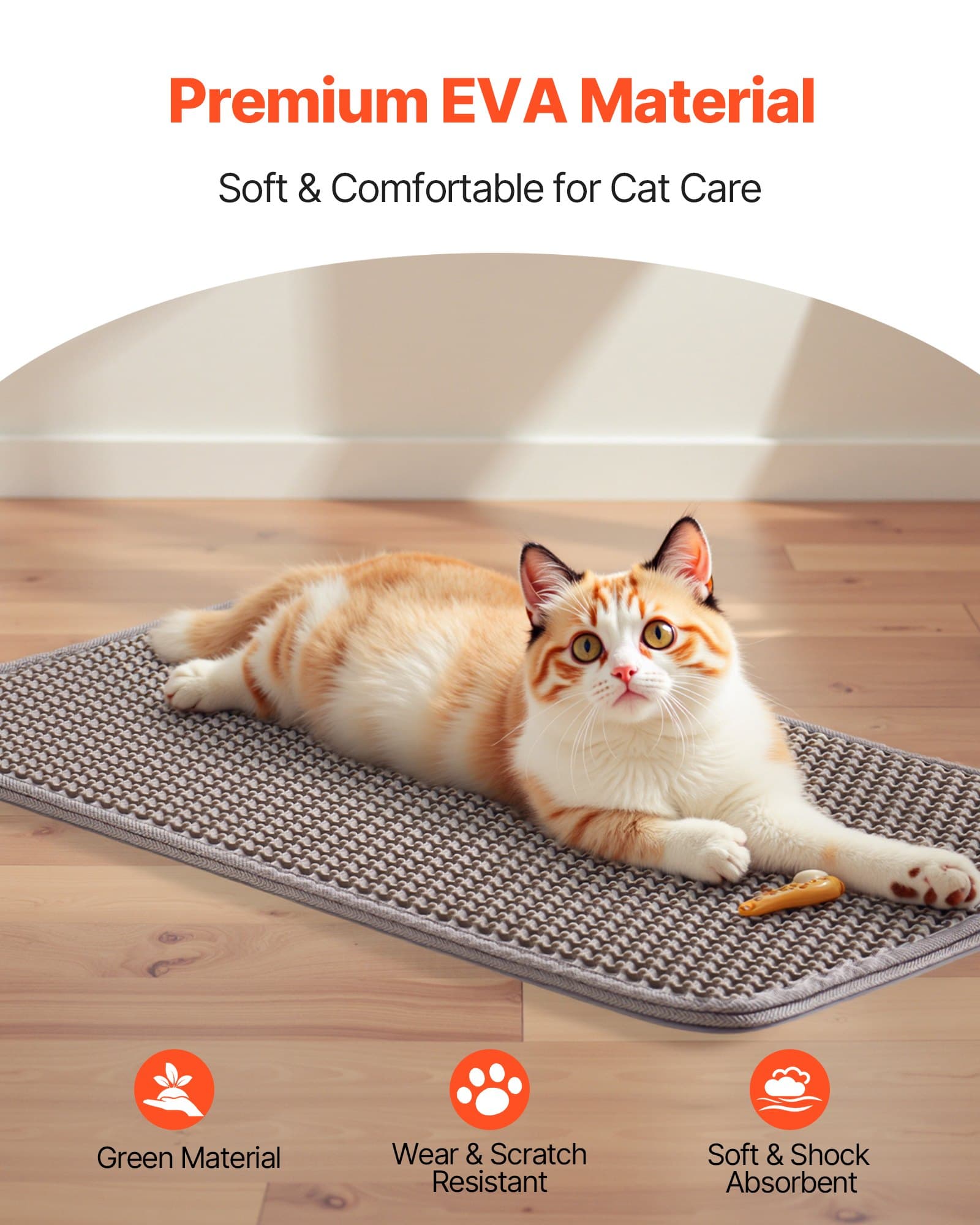 Double-Layer Cat Litter Mat, 24 x 15 in, Waterproof – photo 4