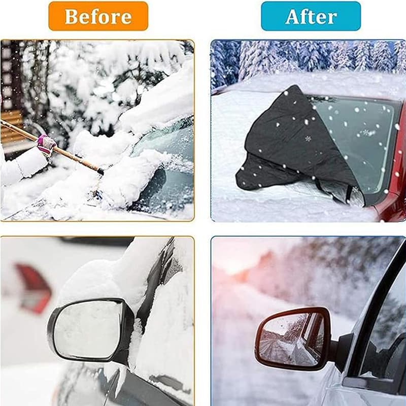 Windshield Snow Cover, 55 x 36 in, Fits Most Cars