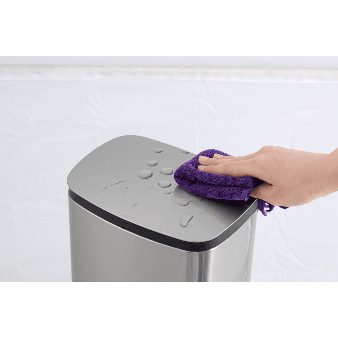 Stainless Steel Trash Can, 5 L, Steel Gray – photo 2