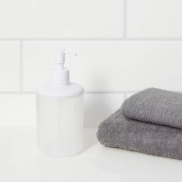 Clear Soap Dispenser with Pump, 450 ml