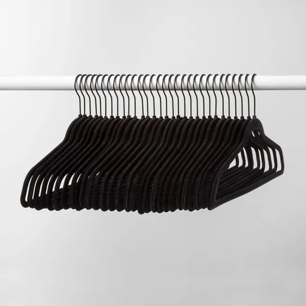 Velvet Hangers, 30-Pack, Slim Non-Slip