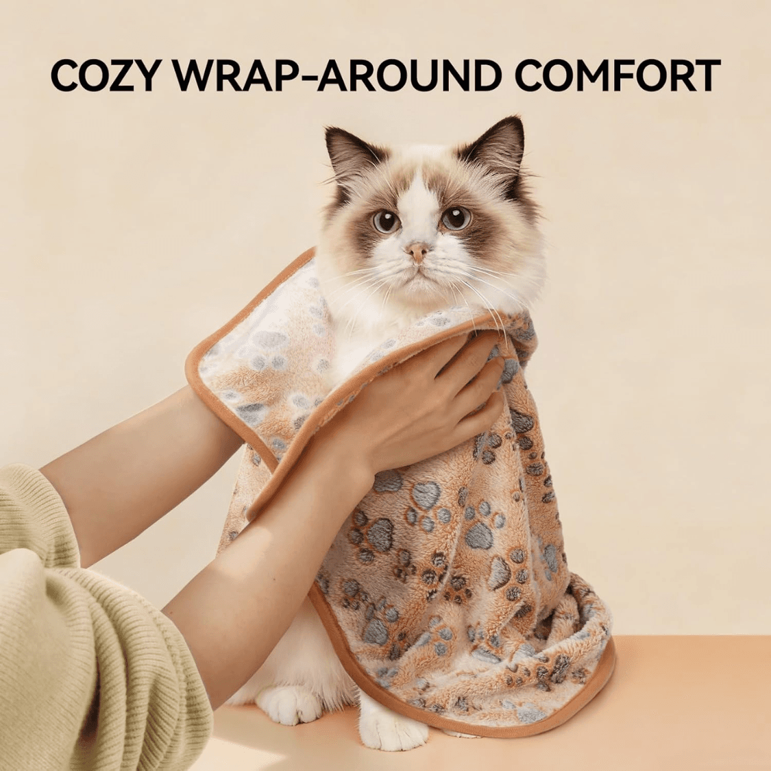 Fleece Pet Blankets, 3-Pack, Soft Coral Velvet
