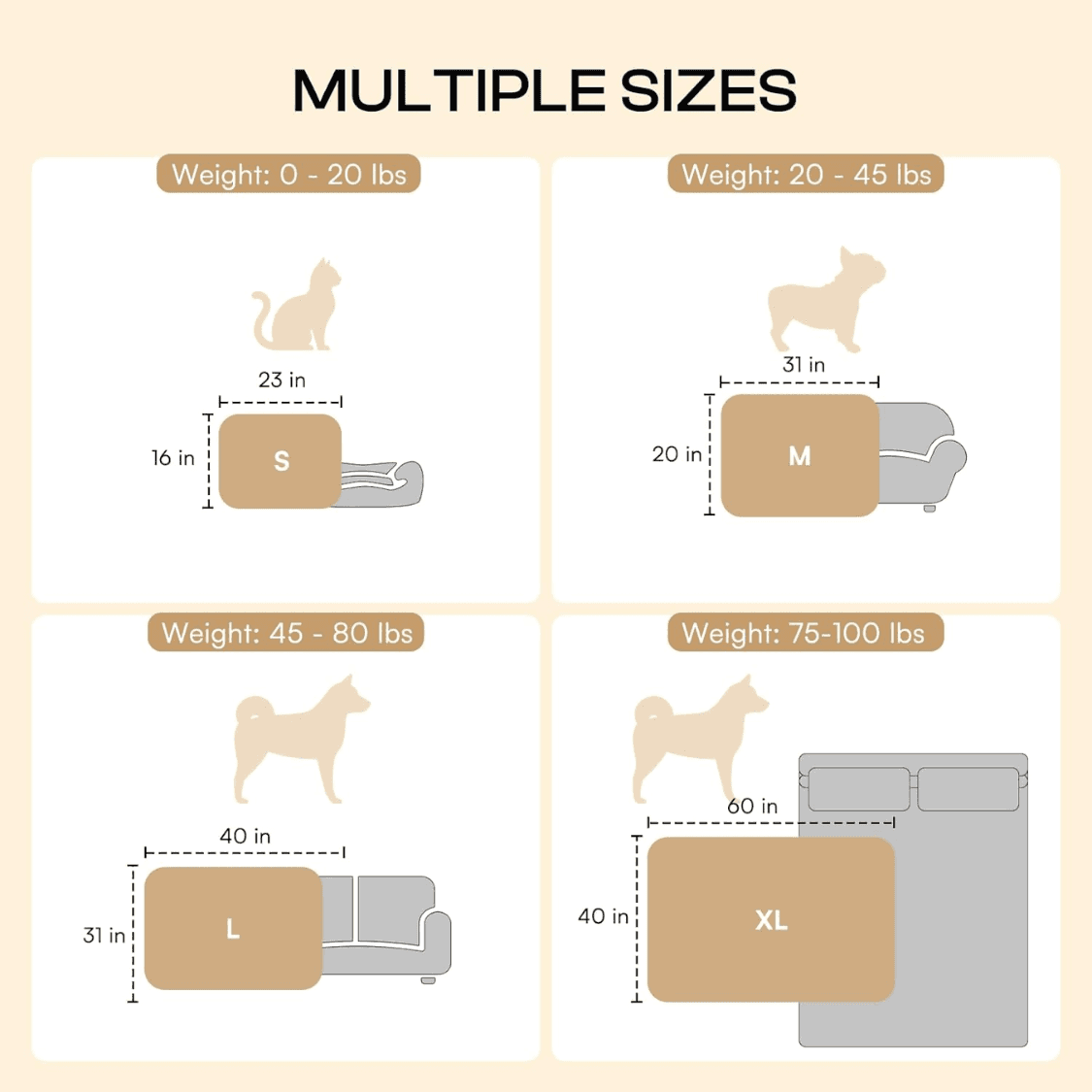 Fleece Pet Blankets, 3-Pack, Soft Coral Velvet – photo 6