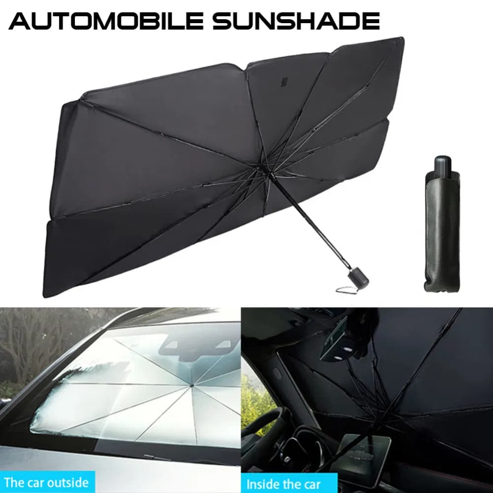 Foldable Umbrella Windshield Sun Shade, 57 x 31 in – photo 3