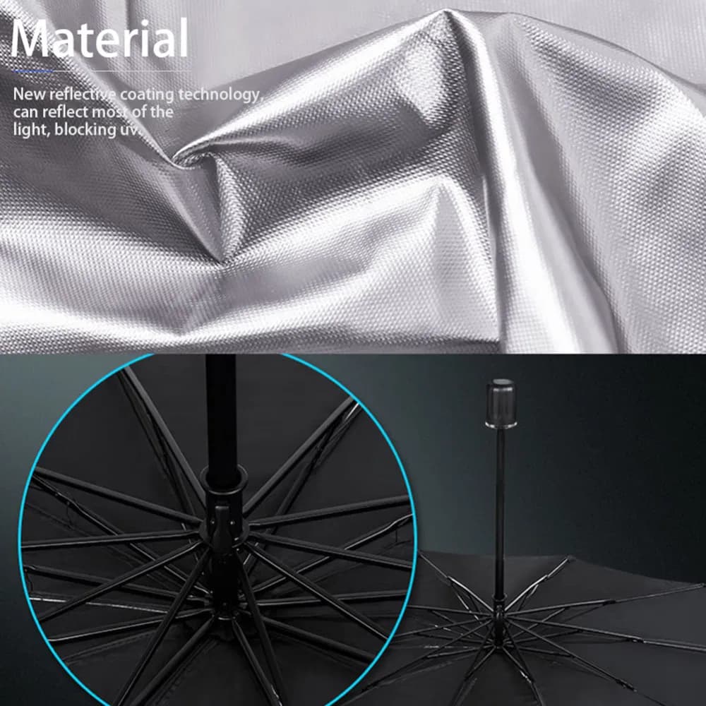 Foldable Umbrella Windshield Sun Shade, 57 x 31 in – photo 6