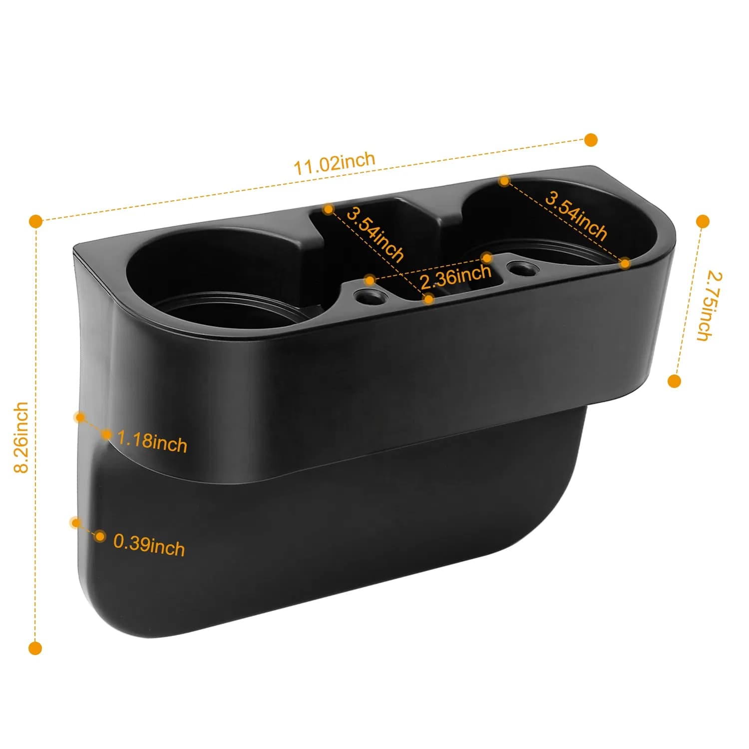 Car Seat Gap Organizer with 2 Cup Holders – photo 4
