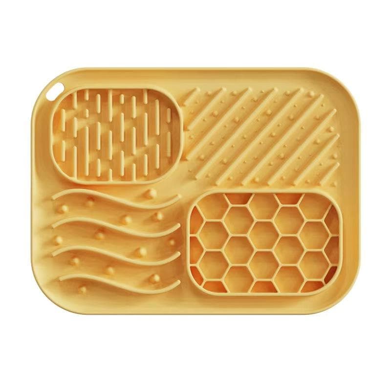 Silicone Pet Lick Mat, 4-Zone Slow Feeder with Suction Cups – photo 4