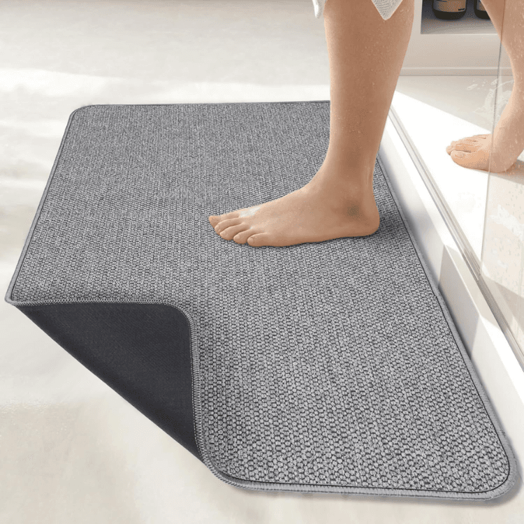 Ultra-Thin Non-Slip Bath Mat, 17 x 27 in